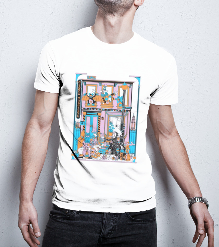 Circa Survive Halloween Street Scene Tnt Store T-Shirt