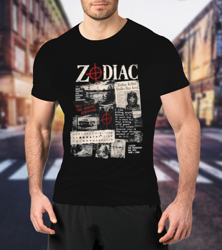 Zodiac Killer This Is The Zodiac Speaking Cipher San Francisco Bay Area T-Shirt