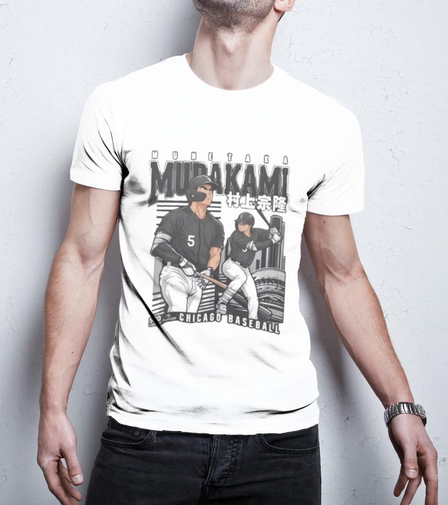 Munetaka Murakami 5 Chicago Baseball Anime T-Shirt
