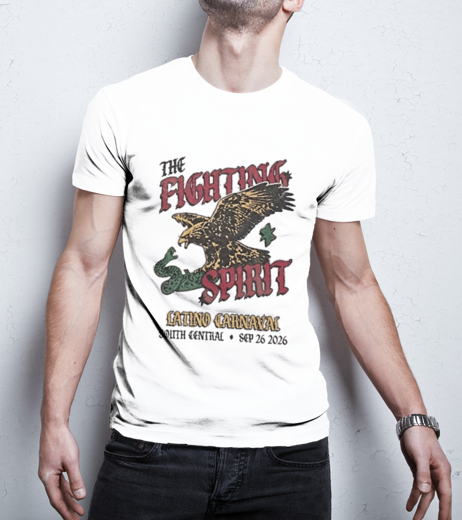 The Fighting Spirit Latino Carnaval Soiree Central Sep 26 2026 T-Shirt