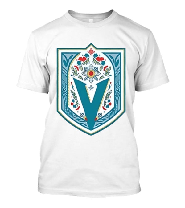 Vegas Golden Knights Floral Crest OneRealm V T-Shirt