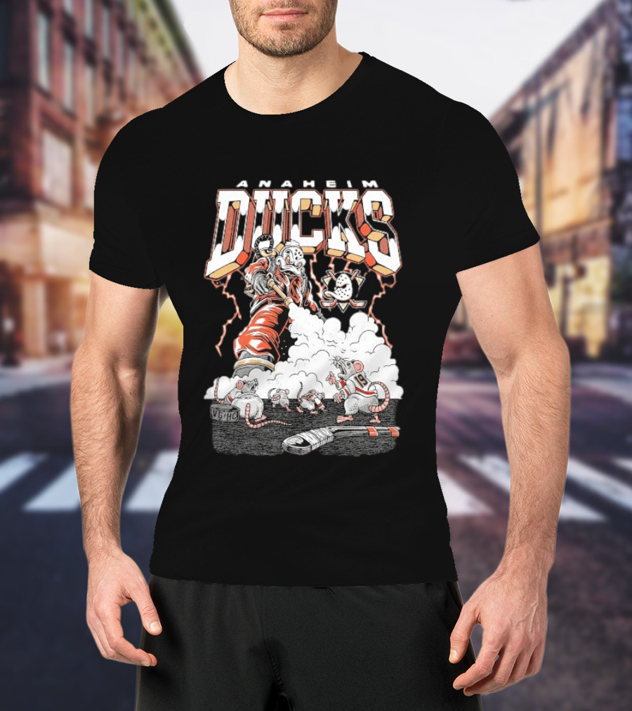 Anaheim Ducks Erase The Rat Florida Panthers Hockey Battle T-Shirt