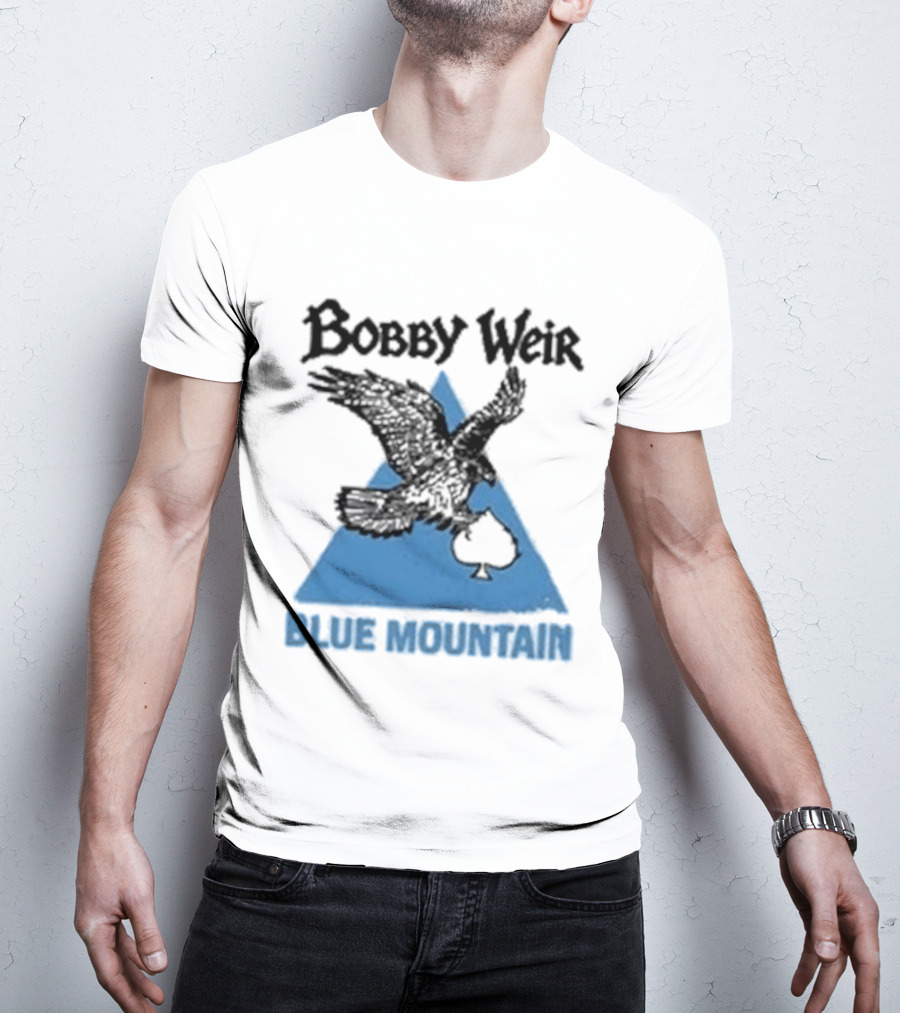 Bobby Weir Blue Mountain Eagle Spade Triangle T-Shirt
