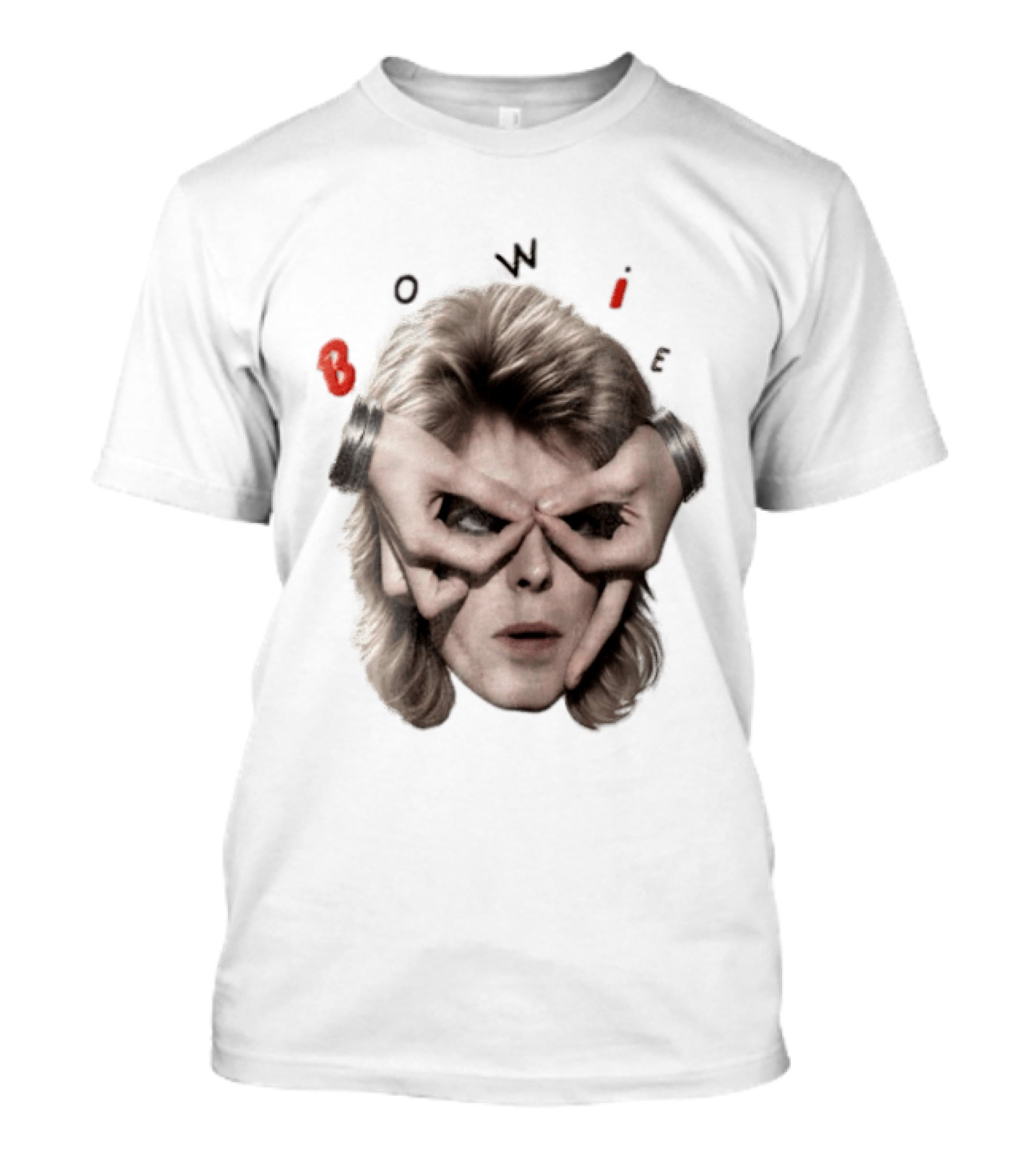 Bowie David Bowie Hands Framing Eyes Retro Music T-Shirt
