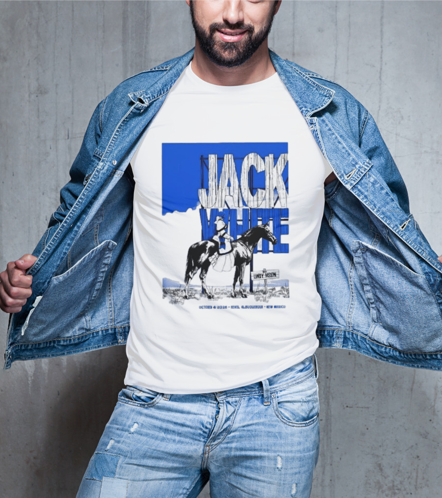 Jack White Live At Revel Entertainment Center Albuquerque October 4 2026 Lindy Vision T-Shirt