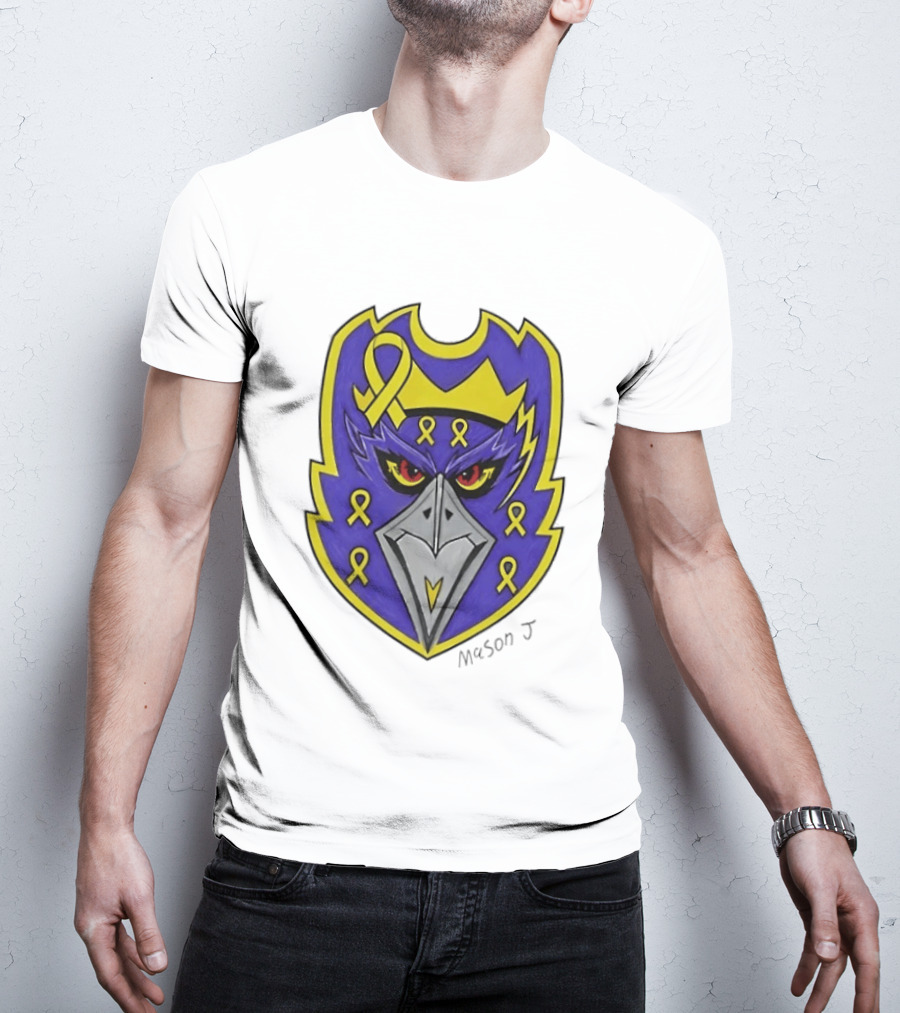 Revans Royale Pride Ribbon Emblem Mason J T-Shirt