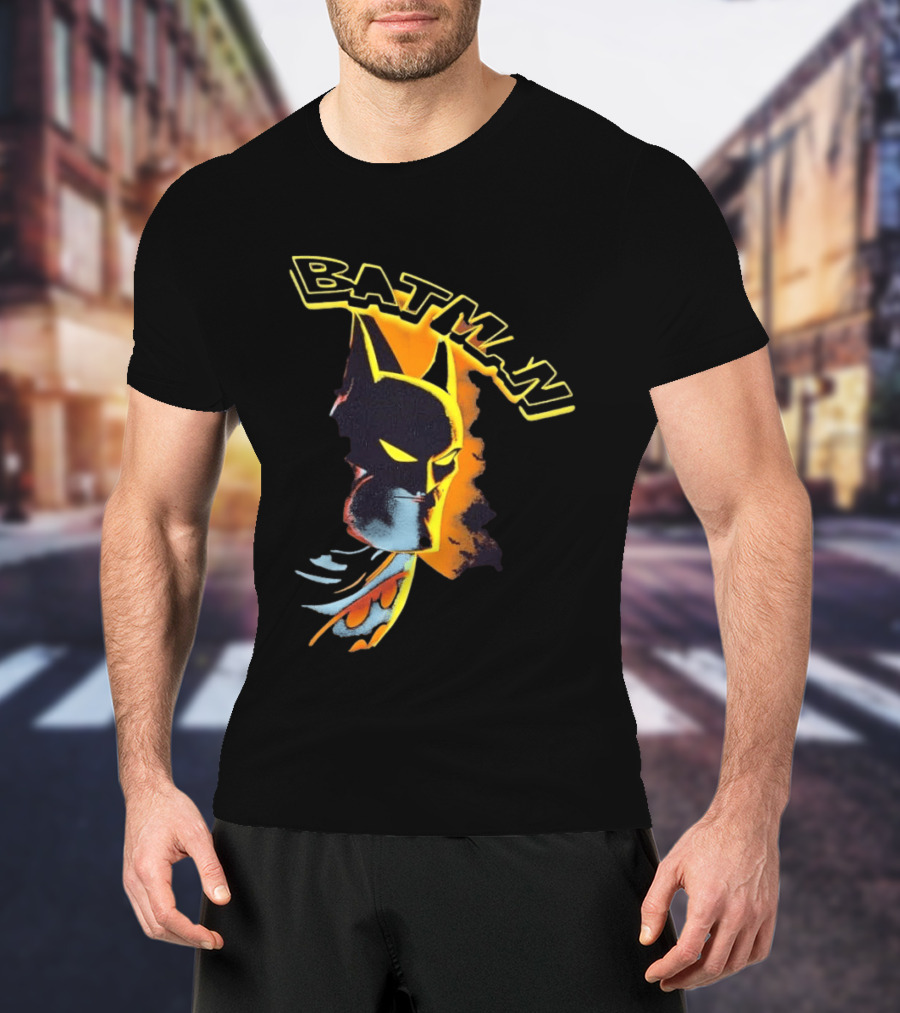 Batman DC Comics Superhero Dark Knight Iconic Mask T-Shirt