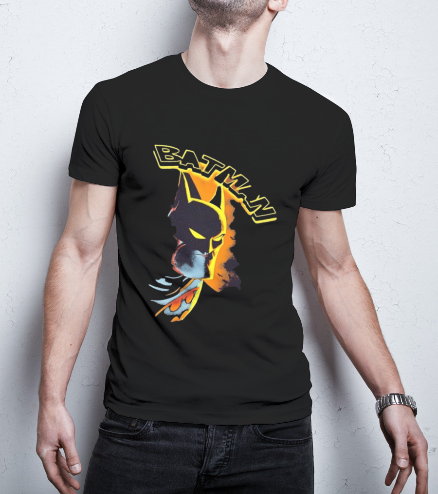 Batman DC Comics Superhero Dark Knight Iconic Mask T-Shirt