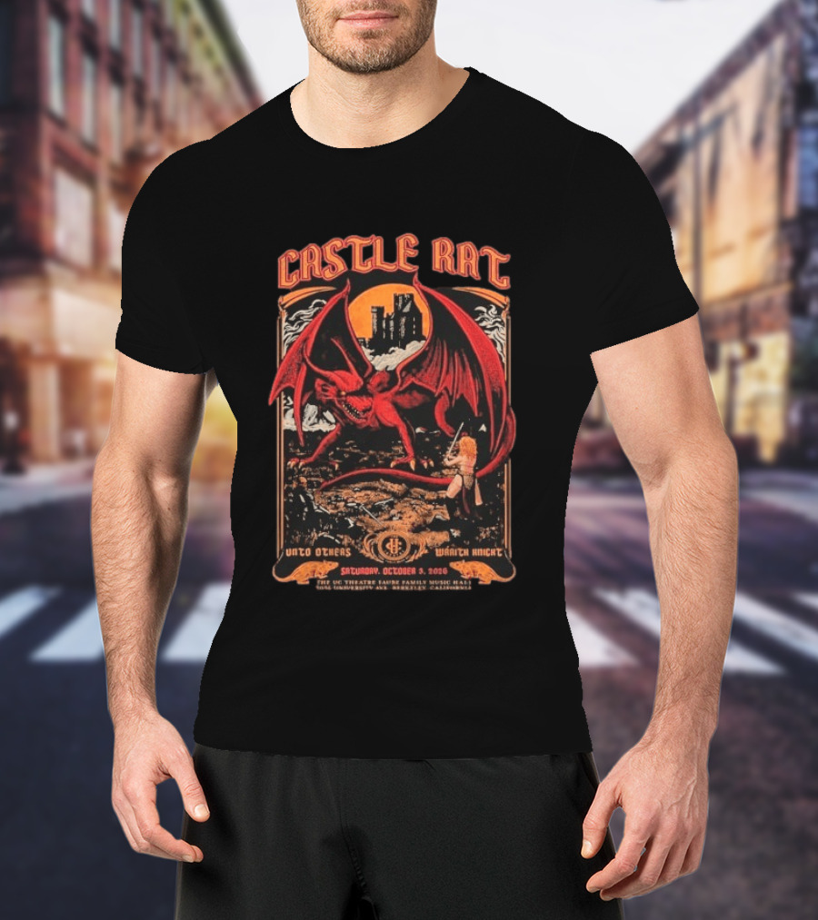 Castle Rat Berkeley Summon The Beasts Tour 2026 UC Theatre California October 3 Unto Others Wraith Knight T-Shirt