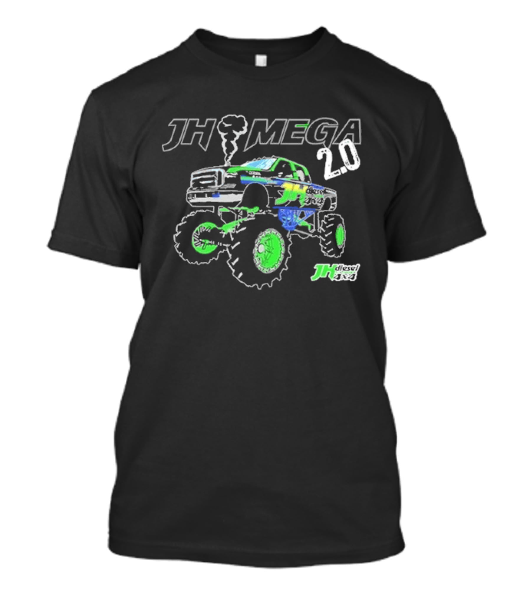 Cleetus Mcfarland JH Mega 2.0 Mud Truck Monster Rally T-Shirt