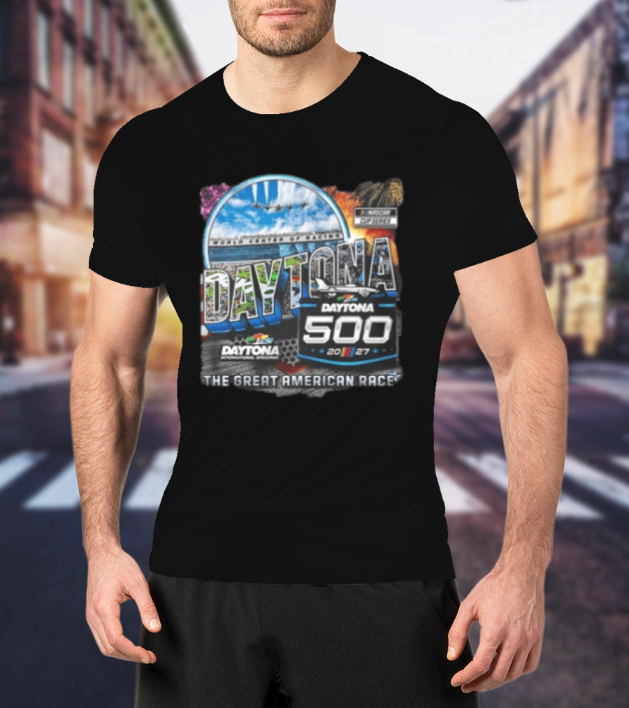 Daytona International Speedway The Great American Race Daytona 500 February 21 2027 NASCAR Racing Event T-Shirt