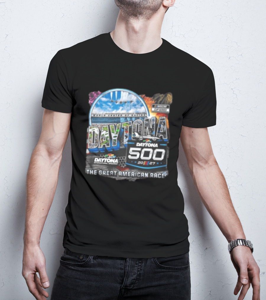 Daytona International Speedway The Great American Race Daytona 500 February 21 2027 NASCAR Racing Event T-Shirt