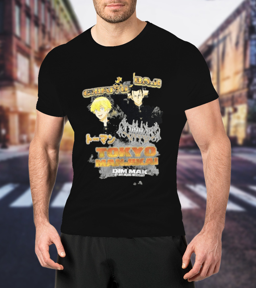 Tokyo Manji Dim Mak Collection Baji Chifuyu Tokyo Revengers T-Shirt