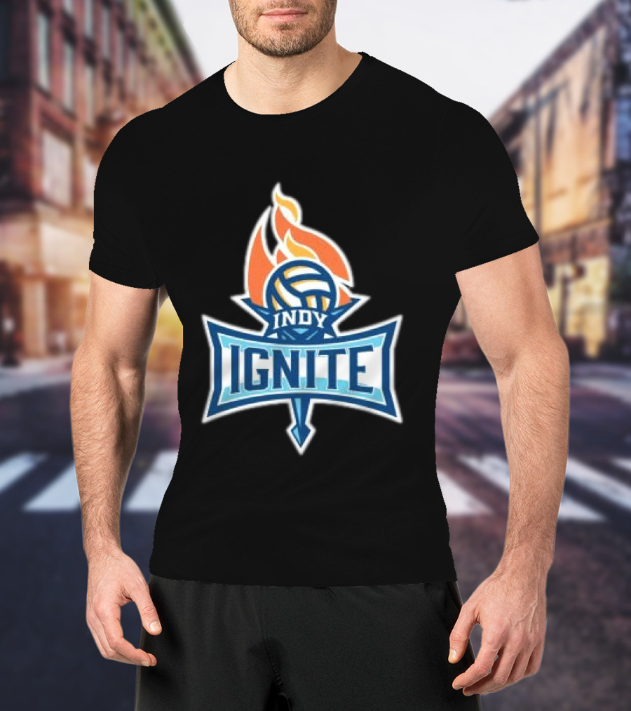 Indy Ignite Volleyball Flame T-Shirt