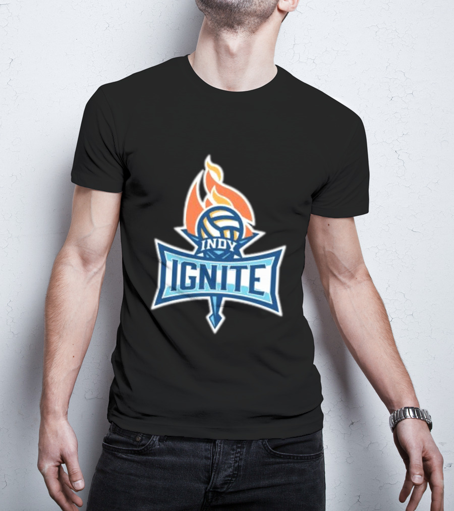Indy Ignite Volleyball Flame T-Shirt