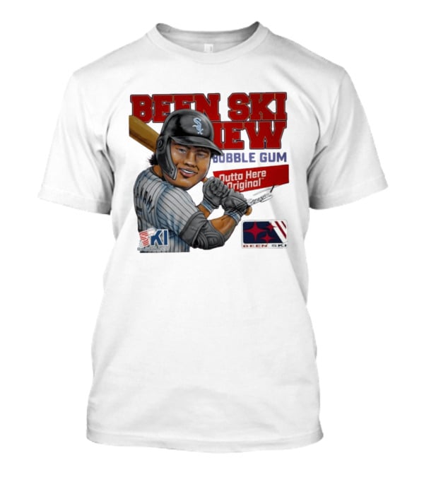 Been Ski View Bubble Gum Outta Here Baseball Original T-Shirt