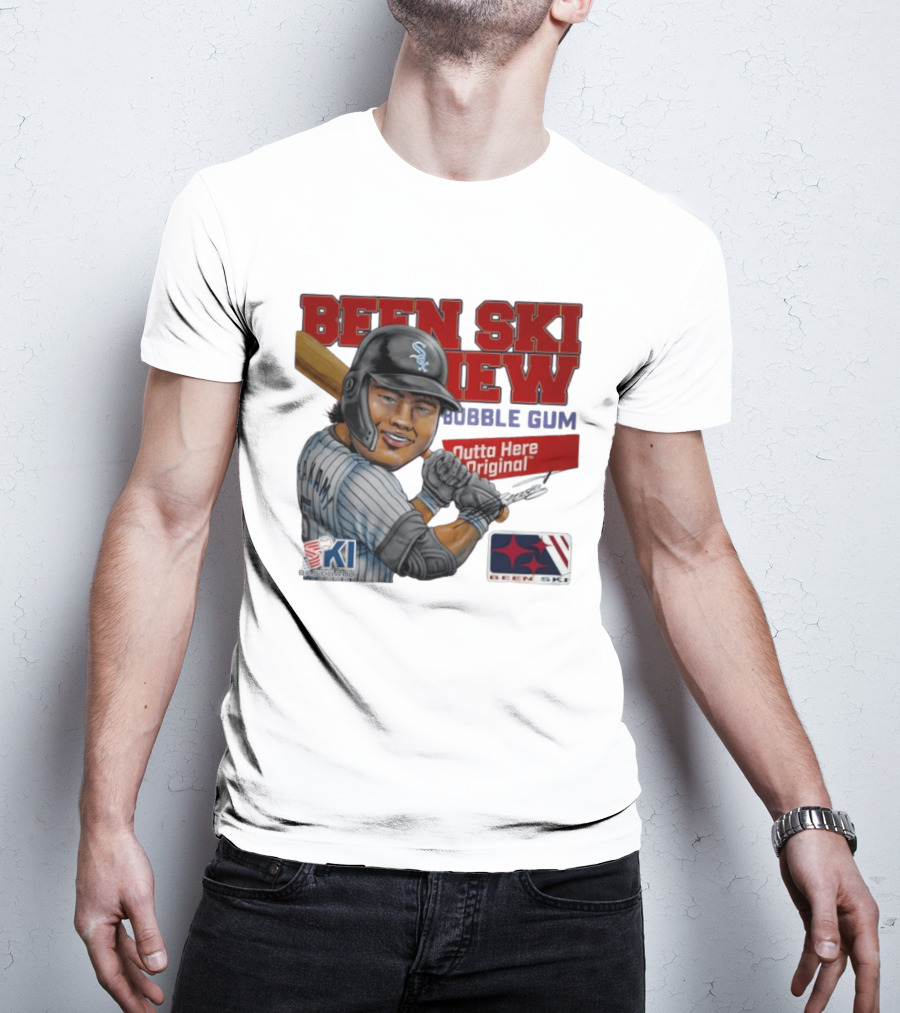 Been Ski View Bubble Gum Outta Here Baseball Original T-Shirt