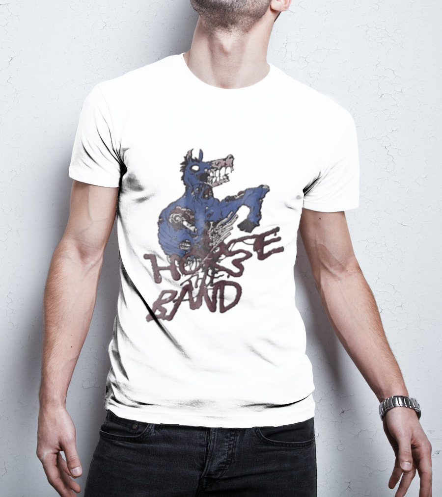 Horse The Band Zombie Horse Creature Monster T-Shirt