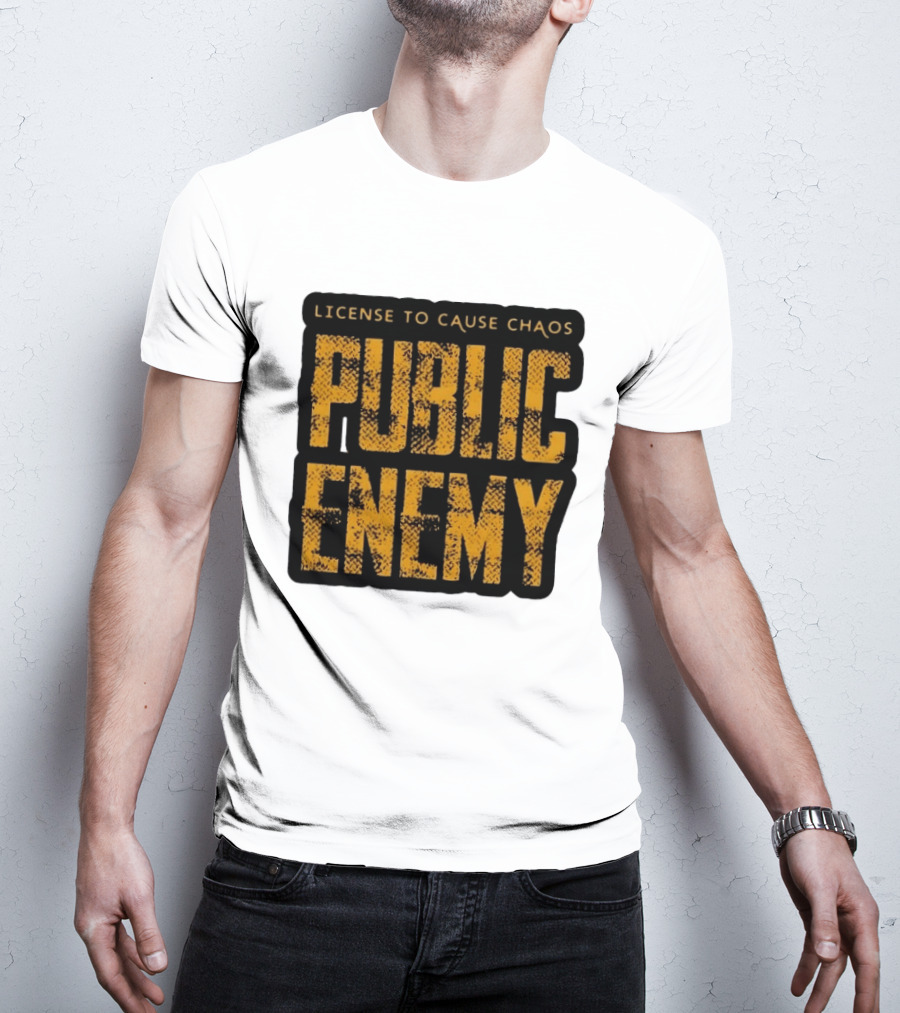 License To Cause Chaos Public Enemy T-Shirt