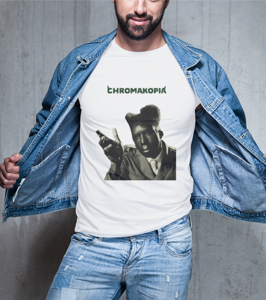 Chromakopia Tyler The Creator Album Concept With Vintage Monochrome T-Shirt