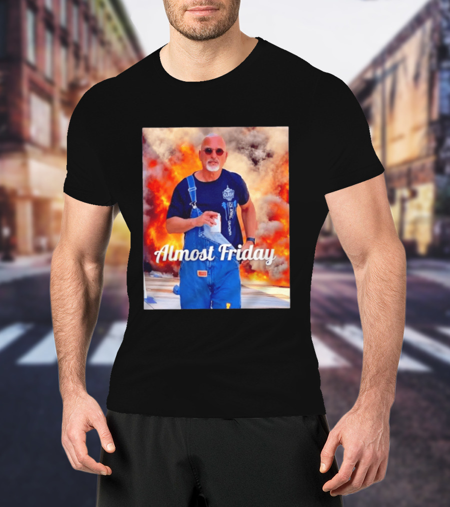 Almost Friday Clash Los Angeles California Explosive T-Shirt