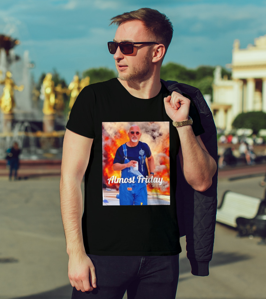Almost Friday Clash Los Angeles California Explosive T-Shirt