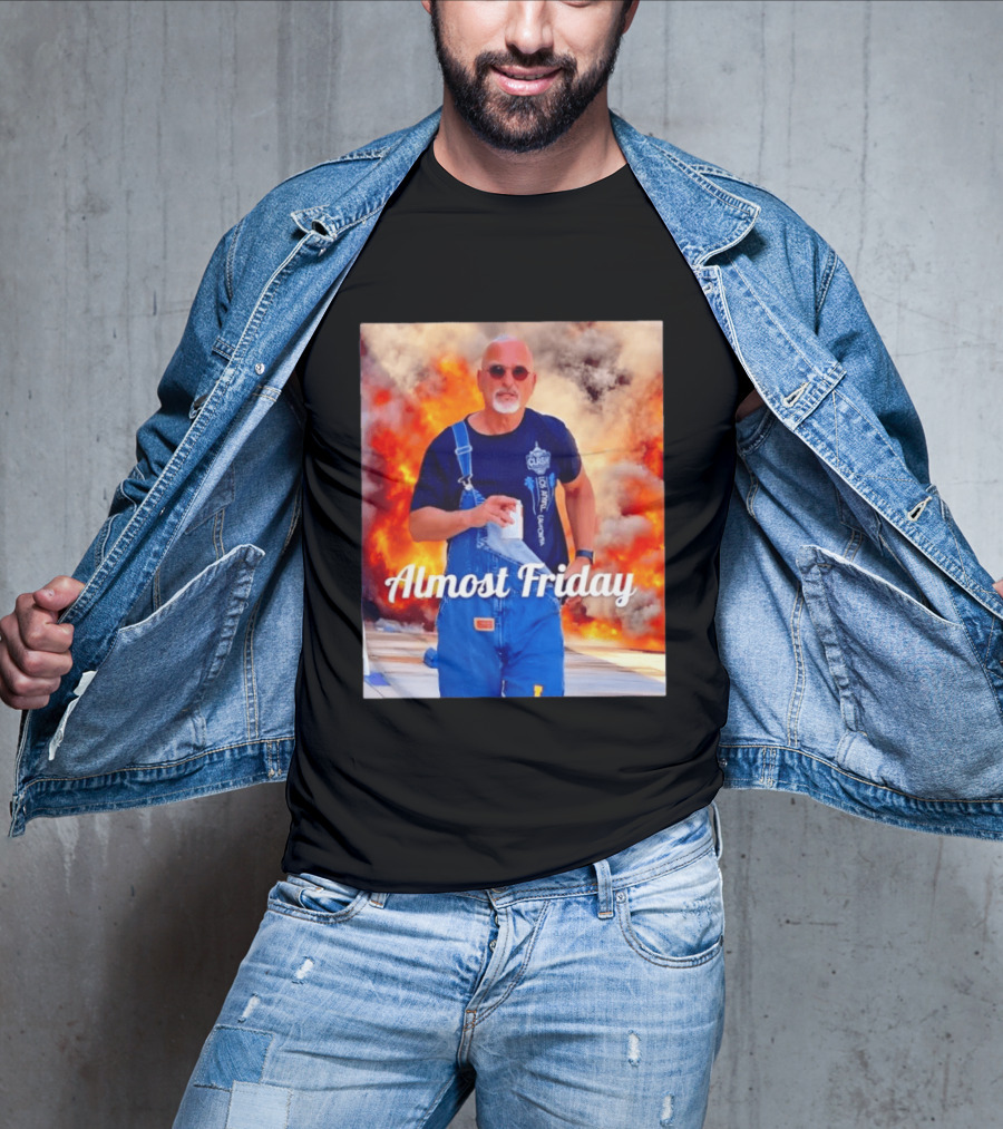 Almost Friday Clash Los Angeles California Explosive T-Shirt