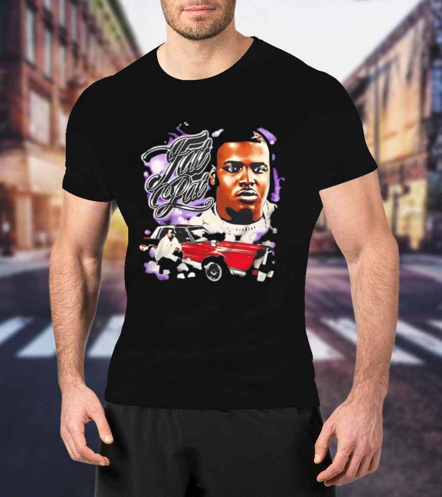 Fat Pat Houston Rapper Texas Screwed Up Click Red Car T-Shirt
