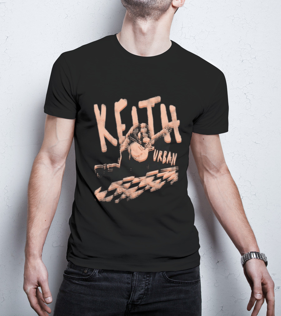 Keith Urban Checkered Guitarist T-Shirt