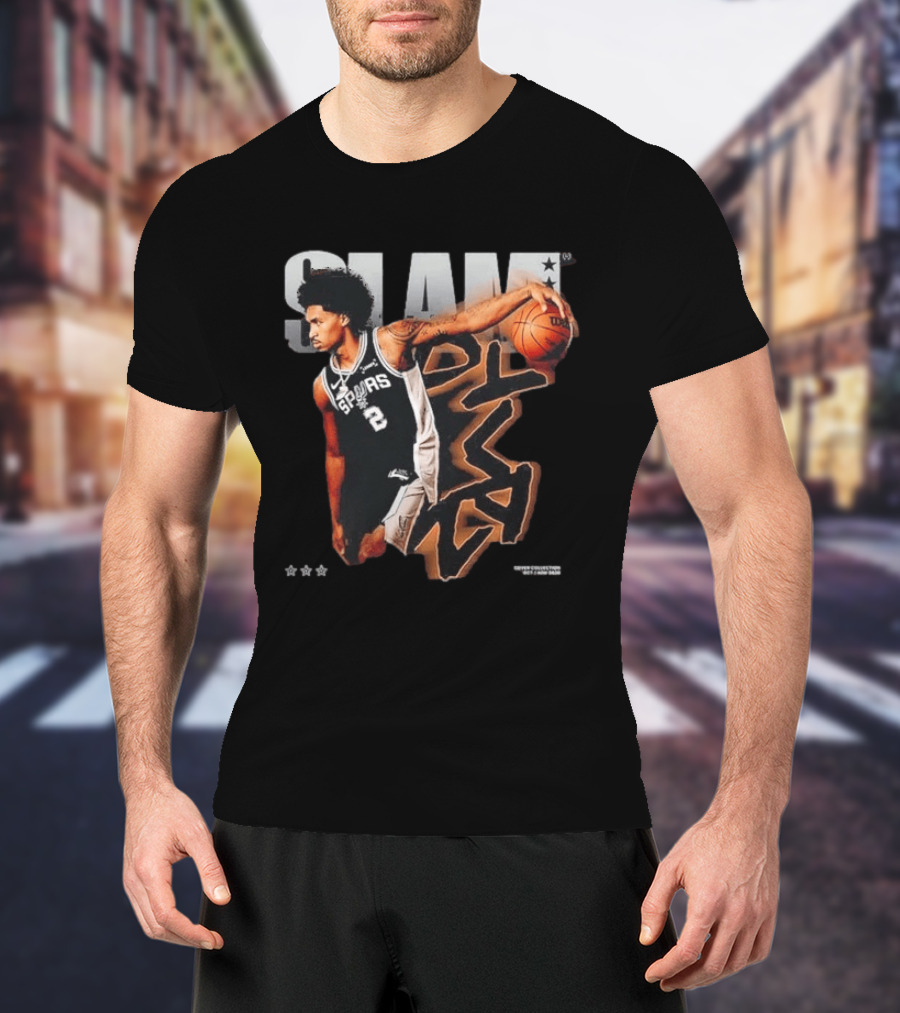 SLAM 264 Dylan Harper San Antonio Spurs Script Remix 2026 T-Shirt