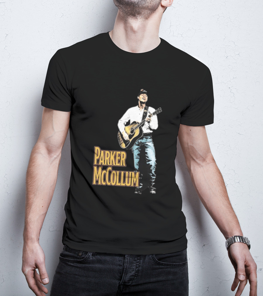 Parker McCollum Acoustic Performance Deluxe Guitar Photo T-Shirt