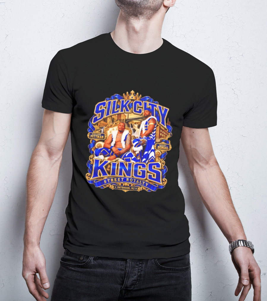 Silk City Kings Street Royalty Kenny Bengal Bulldog Pittman Paterson NJ T-Shirt