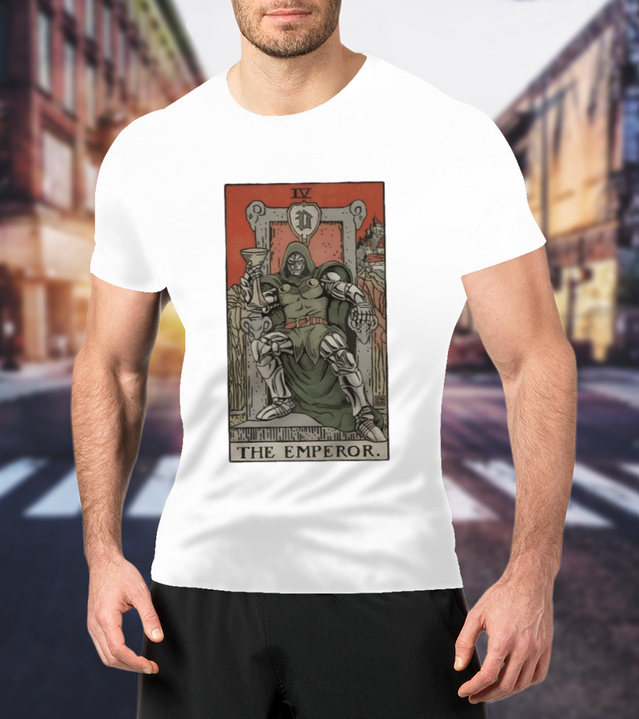 Doctor Doom IV Tarot Card The Emperor Marvel T-Shirt