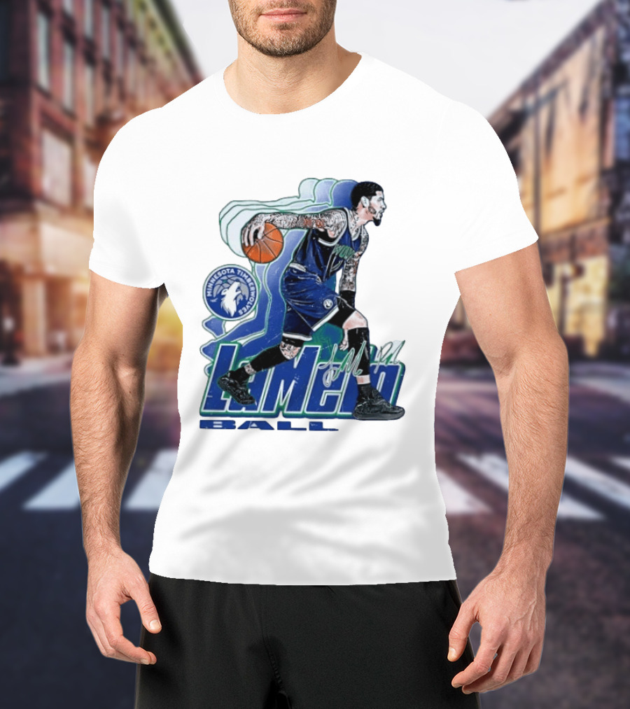Minnesota Timberwolves LaMelo Ball 2026 Basketball T-Shirt