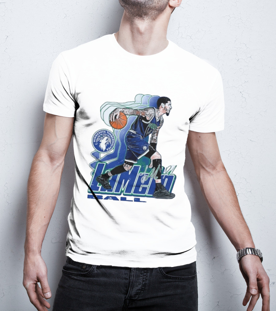 Minnesota Timberwolves LaMelo Ball 2026 Basketball T-Shirt