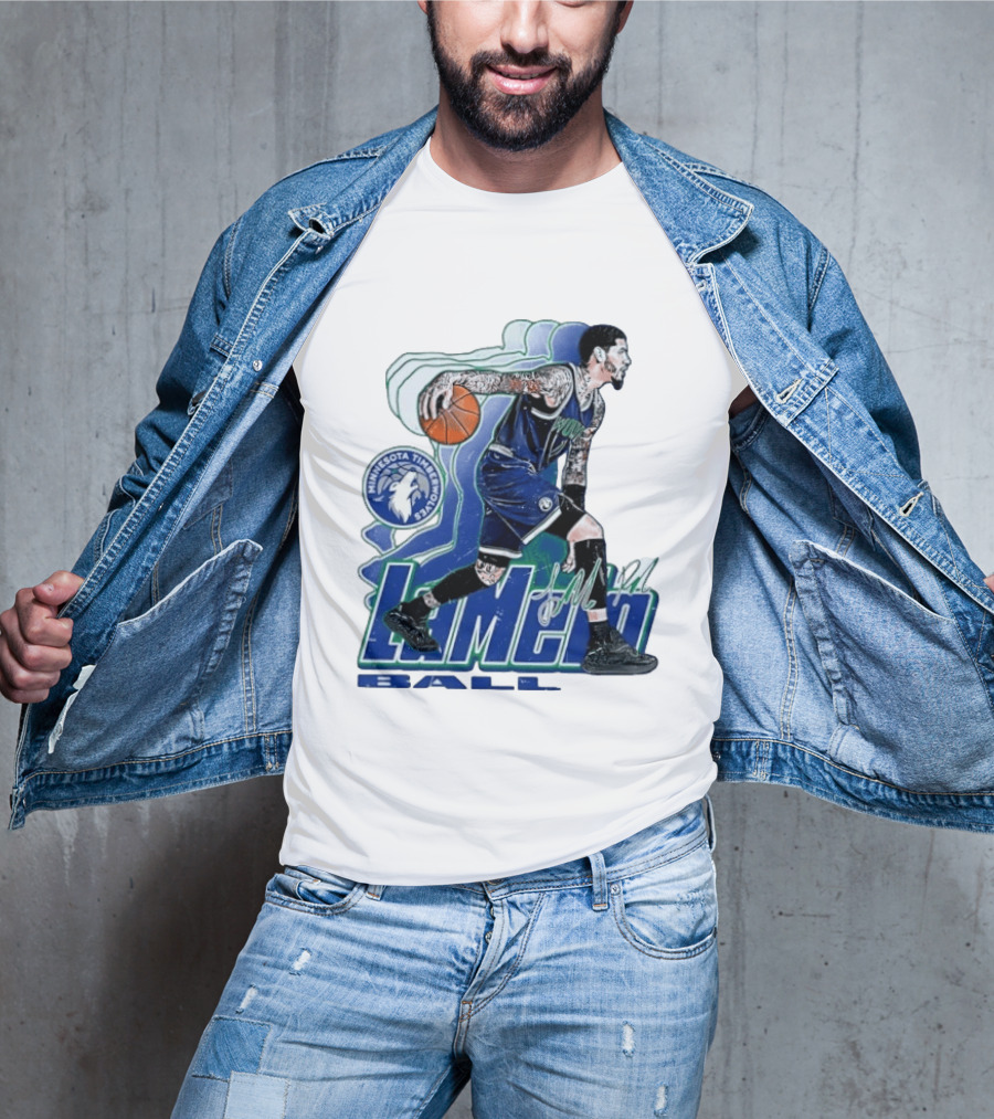 Minnesota Timberwolves LaMelo Ball 2026 Basketball T-Shirt