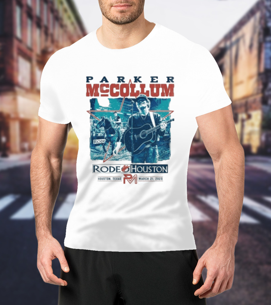 Parker McCollum Live At Rodeo Houston Texas March 21 2025 T-Shirt