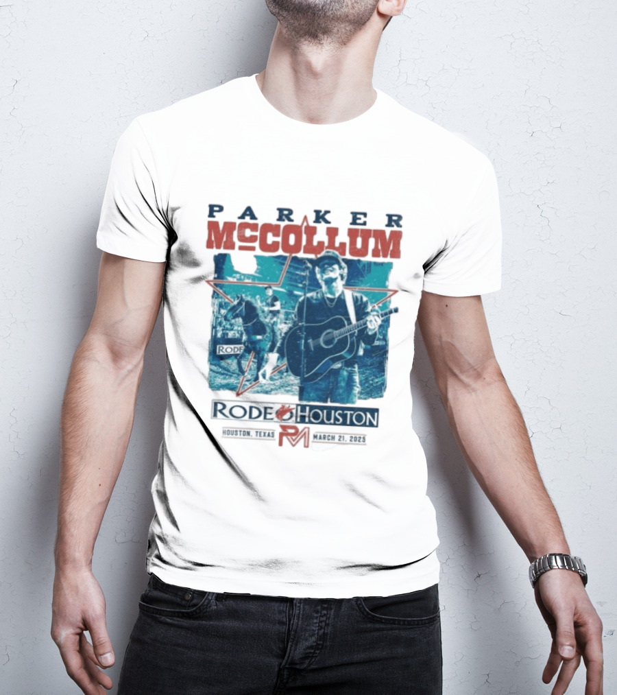 Parker McCollum Live At Rodeo Houston Texas March 21 2025 T-Shirt