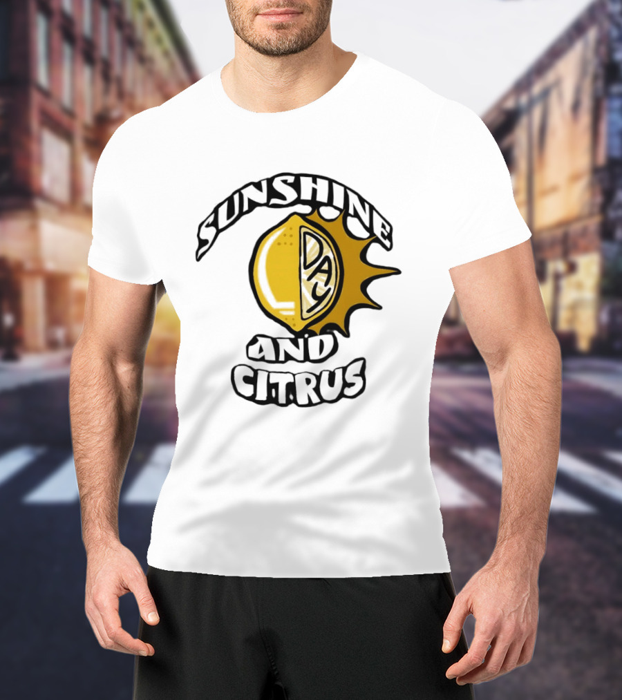 Sunshine Day And Citrus Sun Summer Lemon T-Shirt