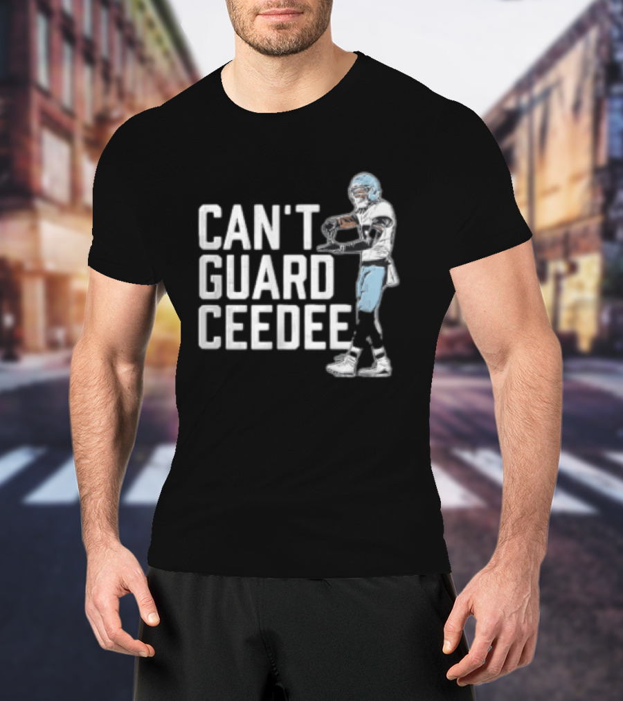 Can't Guard CeeDee 88 Dallas Cowboys Football Player Gesture T-Shirt