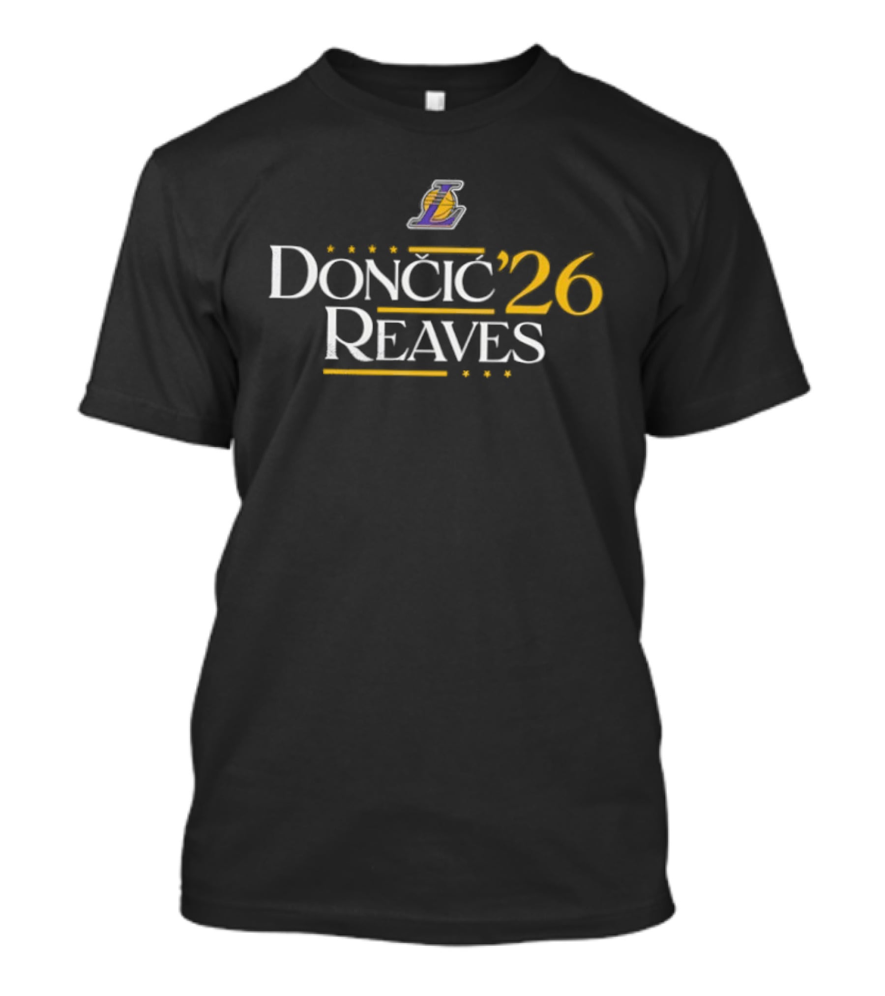 Doncic Reaves 2026 Lakers Campaign T-Shirt