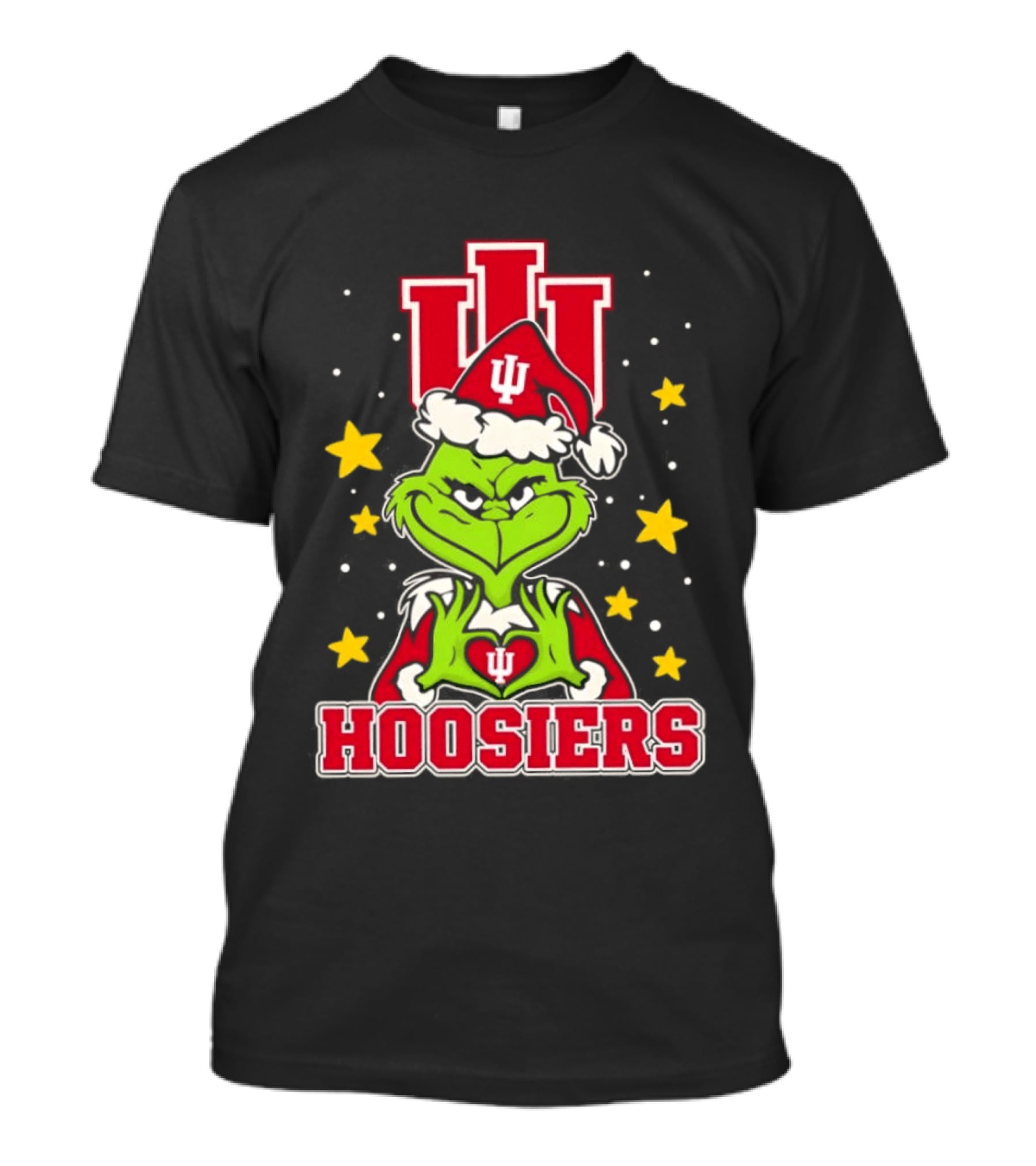 Hoosiers Christmas Grinch Indiana NCAA T-Shirt