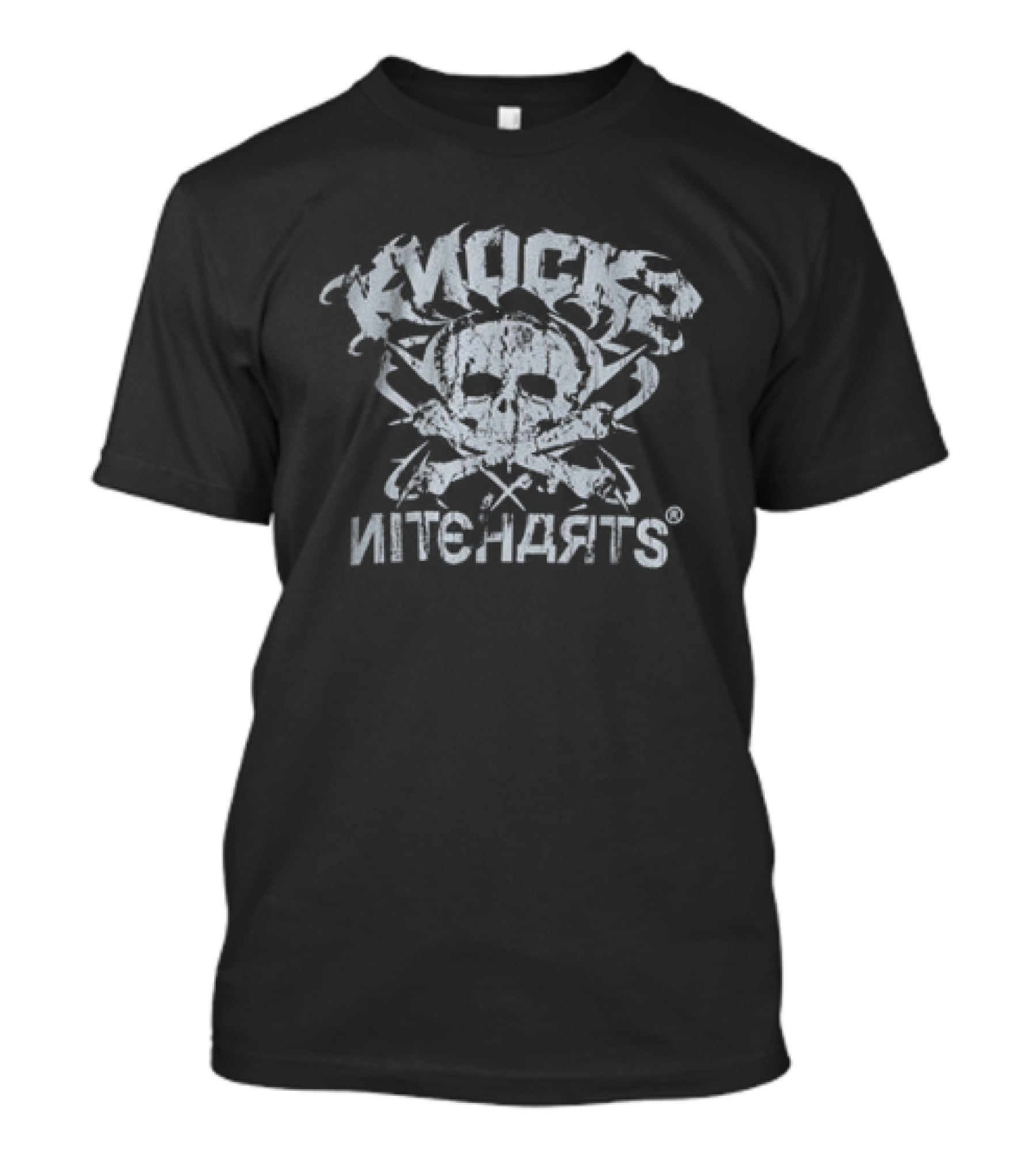 Knock2 Niteharts Skull And Crossbones Collaboration T-Shirt