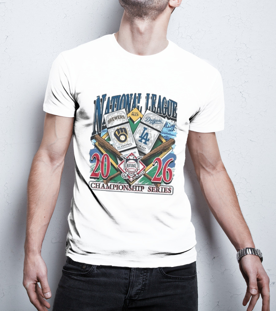 Milwaukee Brewers Los Angeles Dodgers 2026 National League Championship Series Matchup T-Shirt