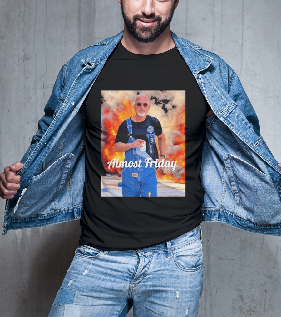 Almost Friday Howie Mandel Clash Explosion Scene T-Shirt