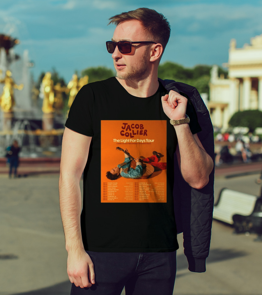 Jacob Collier The Light For Days Tour 2026 A Series Of Solo Performances In Intimate Spaces T-Shirt