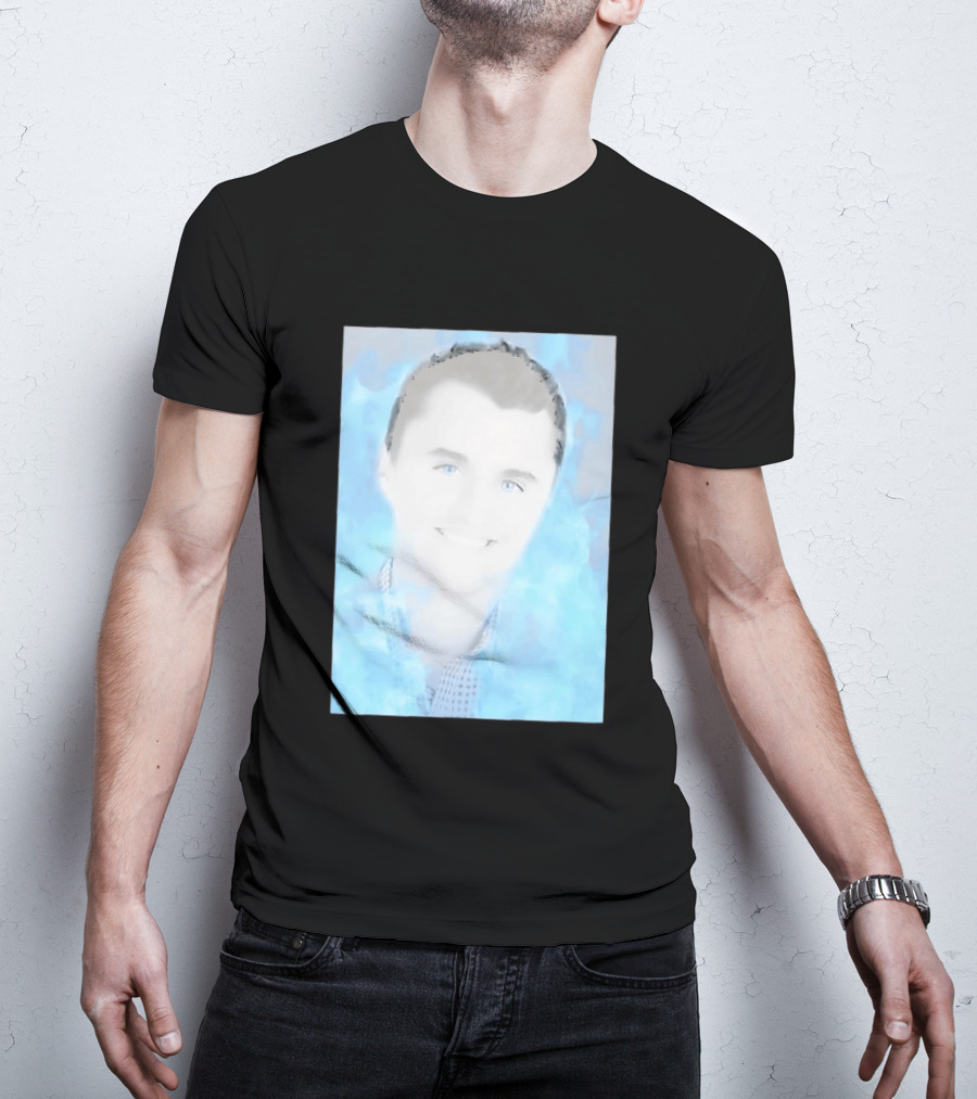 Charlie Kirk Turning Point USA Conservative Blue Aura T-Shirt