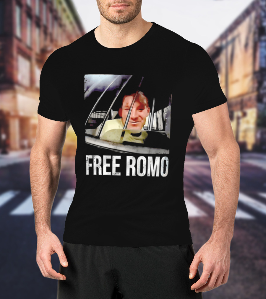 FREE ROMO Football Quarterback Prison Bars T-Shirt
