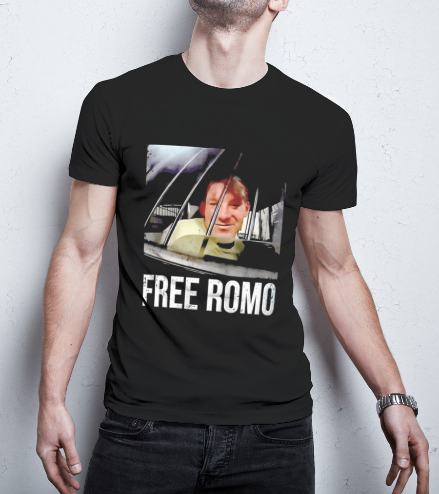 FREE ROMO Football Quarterback Prison Bars T-Shirt