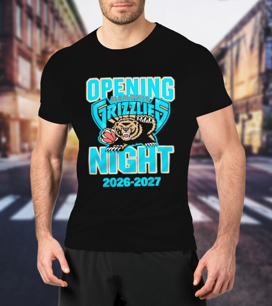 NBA Opening Night 2026 2027 Memphis Grizzlies T-Shirt